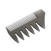 Gentleman Wide Tooth Hair Comb Double-sided Classic Oil Slick Styling Hair Brush Detangling Anti-static Hairbrush
