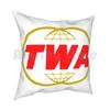 Twa Transworld USA Наволочка С принтом Домашняя Мягкая DIY Чехол для подушки Twa Transworld USA Panam Boeing Реактивный лайнер Авиаперелеты