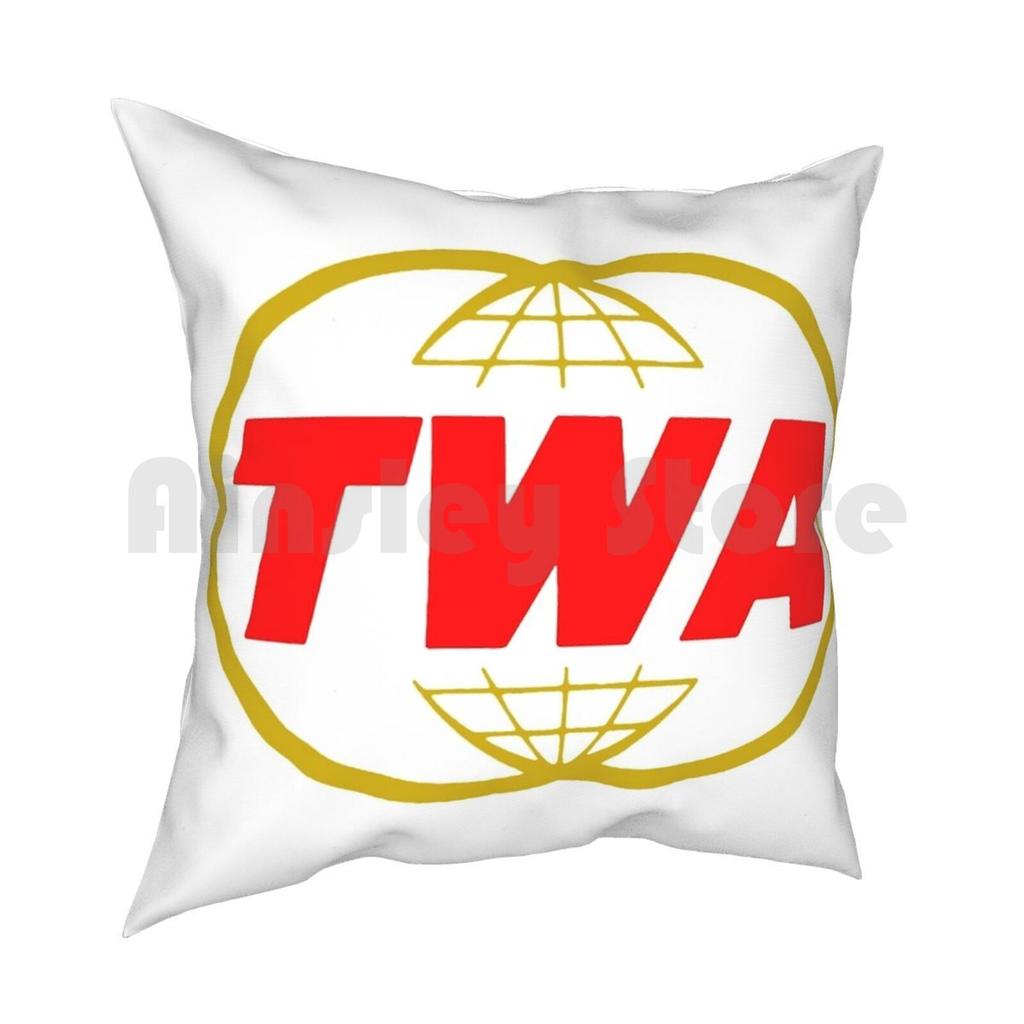 Twa Transworld USA Наволочка С принтом Домашняя Мягкая DIY Чехол для подушки Twa Transworld USA Panam Boeing Реактивный лайнер Авиаперелеты