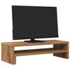 VidaXL Support de moniteur chêne artisanal 54x22x15 cm bois ingénierie, support de moniteur pour bureau, étagère de 854777