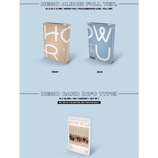HAWW 1-й мини-альбом HOW R U (Альбом Немо)