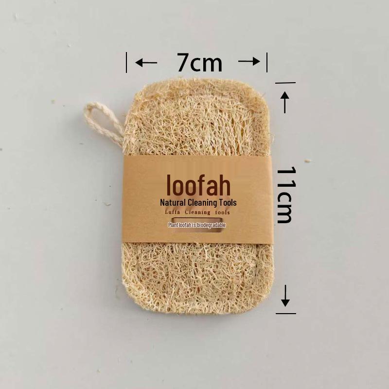 Natural Loofah Pulp Dishwashing Cloth and Scouring Pad