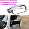 Хромированные накладки на левое зеркало заднего вида Для 1998-2004 MK4 Jetta Golf Bora Passat B5