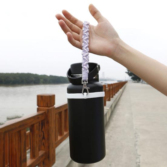 Держатель для бутылки с водой Ручка Ремешок Слинг Шнурок Переноска Утолщенная Хлопковая Веревка Пищевой Класс
