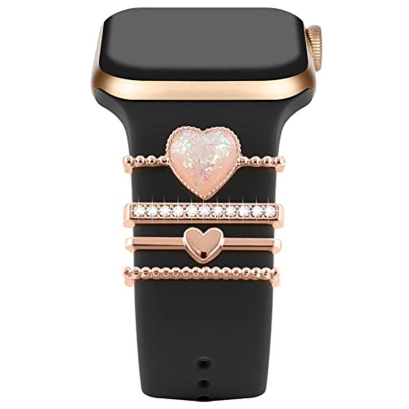 Decoration For Apple watch ultra 2 band 10 9 11 Diamond Jewelry Charms Accessories samsung/Huawei/amazfit strap 20/22mm Bracelet