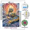 Diamond Painting Chinese Dragon Embroidery Cross Stitch Rhinestone Home Decor
