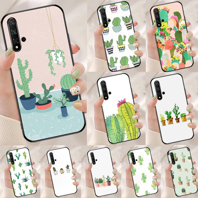 CACTUS BANANA RETRO VINTAGE SUMMER For Huawei Nova 10 9 SE 5T 12s 12i 11i Y91 Y90 Y60 Y70 Y72 Y61 P20 P40 P30 Lite P60 Pro Case