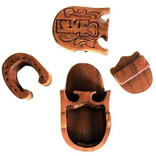 Puzzle Box - Sheesham Wood Love Lock