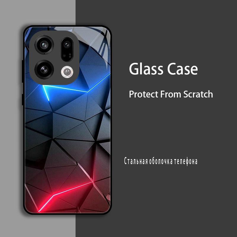 Для OPPO Find X9 X 9 Pro Чехол Крышка Чехол из закаленного стекла Жесткий Противоударный Чехол-бампер для OPPO Find X8S X8 Ultra Защитный чехол