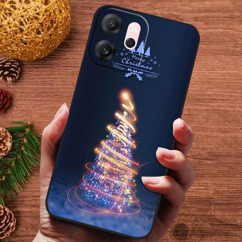 Рождественская расписная обложка для OPPO Reno 14F 14 F Reno14FS Чехол Силиконовая мягкая обложка для телефона для OPPO Reno 14 13 Pro FS Capa Fundas
