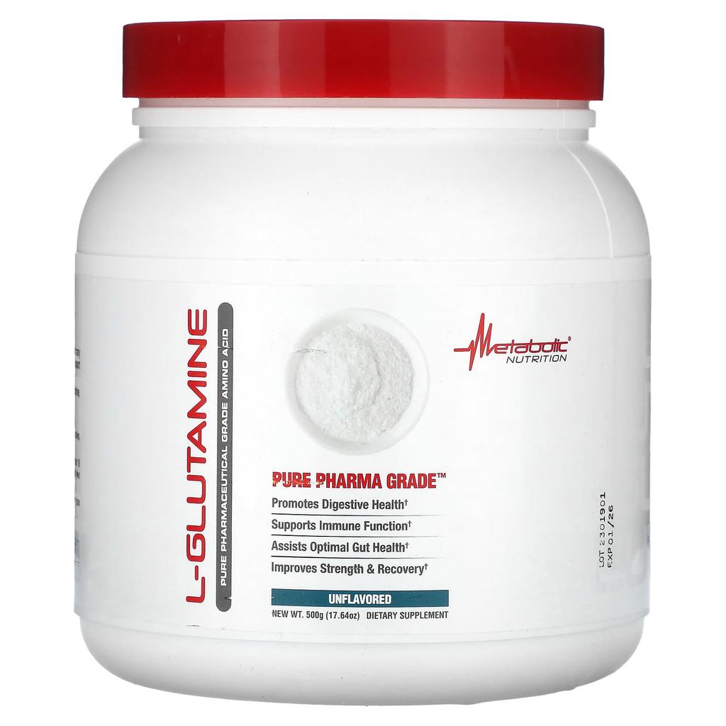 L-Glutamine, Unflavored, 500G(17.64Oz)