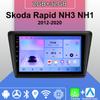 Android Carplay автомобильное радио для Skoda Rapid NH3 NH1 2012-2020 мультимедийный проигрыватель головное устройство стерео GPS навигация BT WIFI 2+32 ГБ