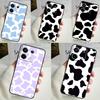 Cow Print Case For Xiaomi Redmi Note 13 12 11 8 9 10 Pro Note 12S 11S 10S Redmi 12 10C 12C 13C Cover