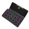 Brand Women Wallet Clutch Luminous Long Purse Ladies Cards Bag Fashion Geometric Female Bags