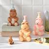 Korean Cute Cartoon Bear Foaming Hand Sanitizer Travel Bottle