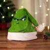 Плюшевая Рождественская Шапка Санты для Праздничной Вечеринки Зимний Костюмный Аксессуар
