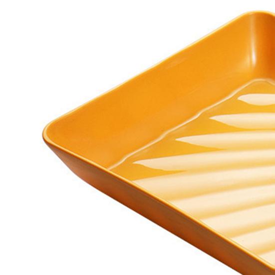 Штабелируемая тарелка с отделениями для соуса, гладкие края, антипригарная, легко моется, тарелка для суши, салата, пельменей для столовой