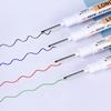 5pcs Long Nib Marker Pens Waterproof, Fast Drying Deep Reach Marker Perfect for Deep Holes in Metal and Wood Crafts