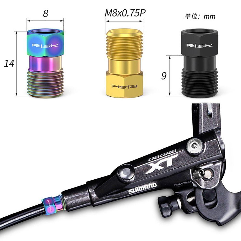 1 Set M4/M6/M8 Bicycle Oil Disc Screws Titanium Alloy Disc Brake Screws Cycling Supplies