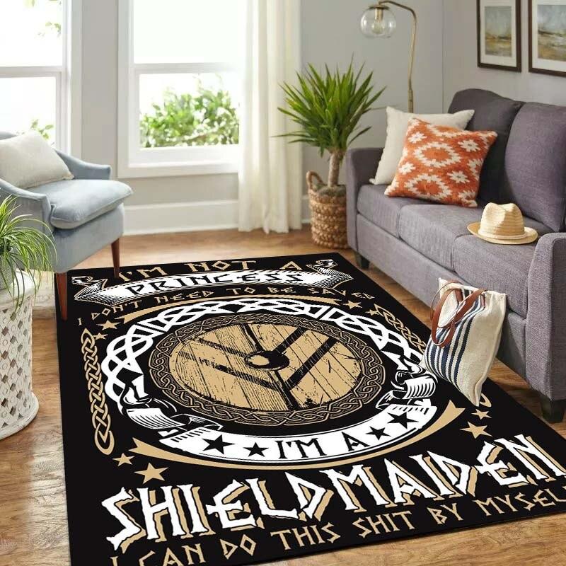 Ковры с татуировкой викингов, украшение для гостиной, противоскользящий коврик для спальни, мягкий фланелевый большой ковер и ковер