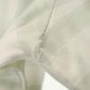 Hermes Made In Italy Long Sleeve V Neck Cut M White Women Used