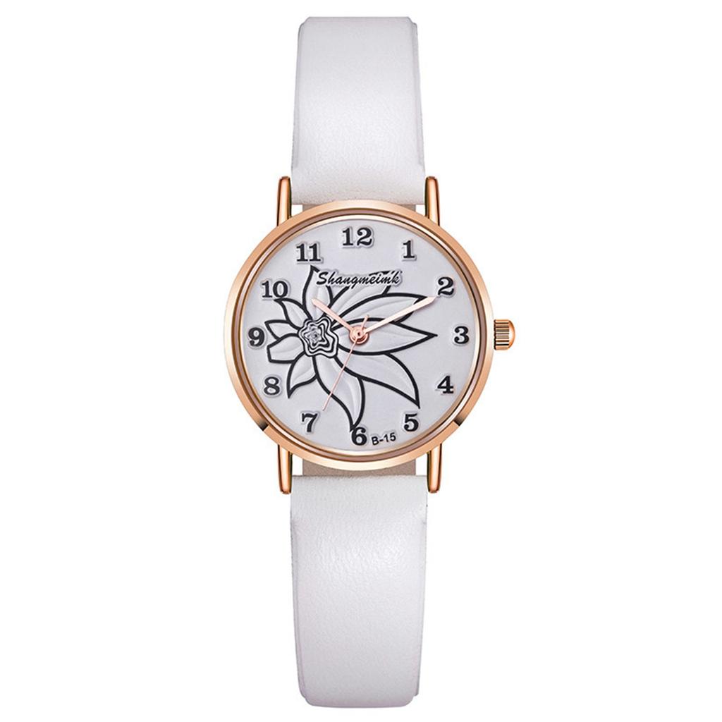 Women's Watch Digital Dial Quartz Leather Wristband Gift Suitable For Women And Girls