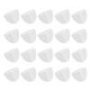 20pcs Desk Corner Protector Safety Silicone Baby Proof Corner Protector for Furniture Pure White