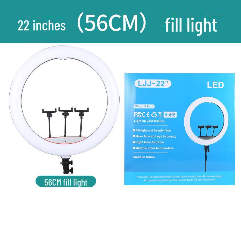 Портативная кольцевая лампа для селфи с кронштейном для создания красивых фотографий и прямых трансляций