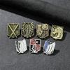 Аниме Атака Титанов Значок-булавка Крылья Свободы Разведкорпус Эрен Значок Аниме Украшение