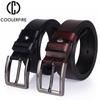 Cowhide Genuine Leather Belts for Men Brand Male Pin Buckle Jeans Cowboy Mens Belts Luxury Designer High Quality  Leather Belt