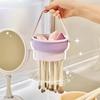 Makeup Brush Cleaning Bowl Beauty Egg Cleaning Tool Storage Set Brush Powder Puff Dry Cleaning Silicone Drying Shelf