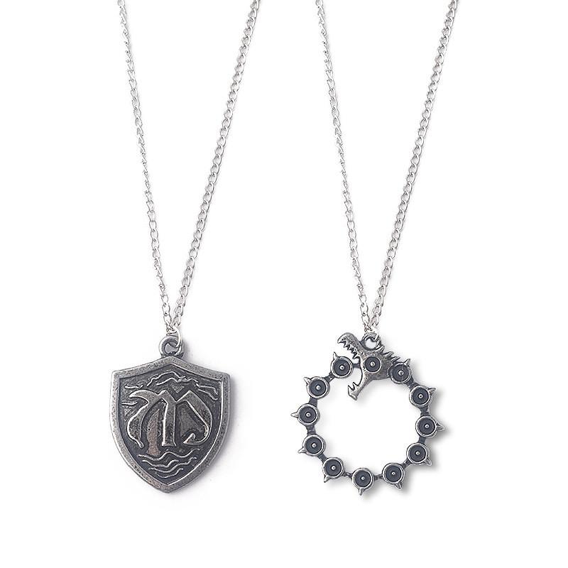 Аниме Семь смертных грехов Мелиодас Ожерелье на Сплавленной Цепочке Для Косплея Подарок