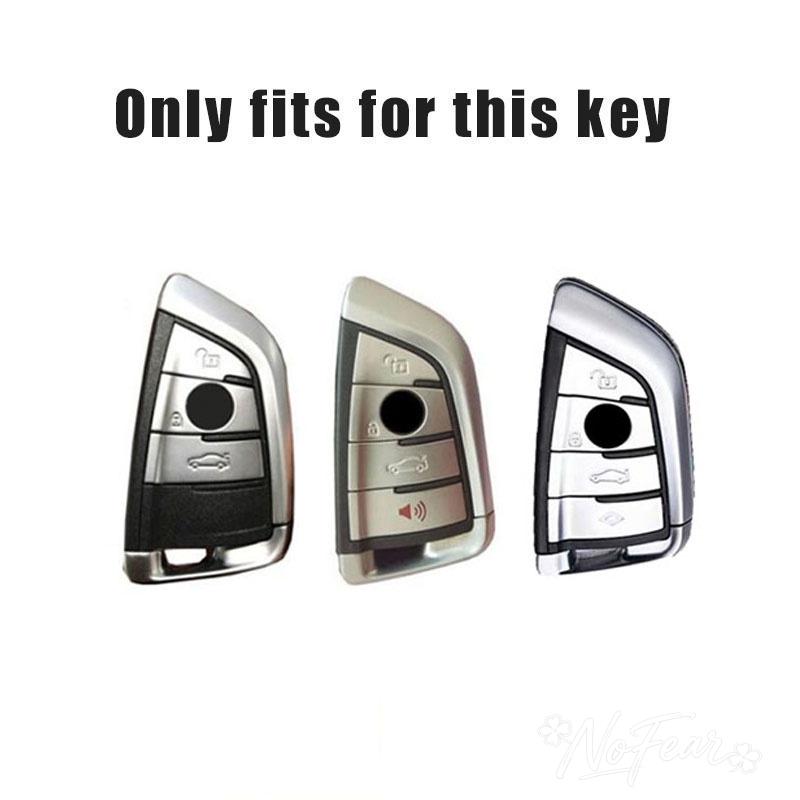 AABR1 Alloy +TPU Car Key Case Bag For BMW 1 2 3 4 5 6 7 Series X1 X3 X4 X5 X6 X7 F20 G20 G30 G05 G11 F15 F16 G01 G02 F48 Car stickers