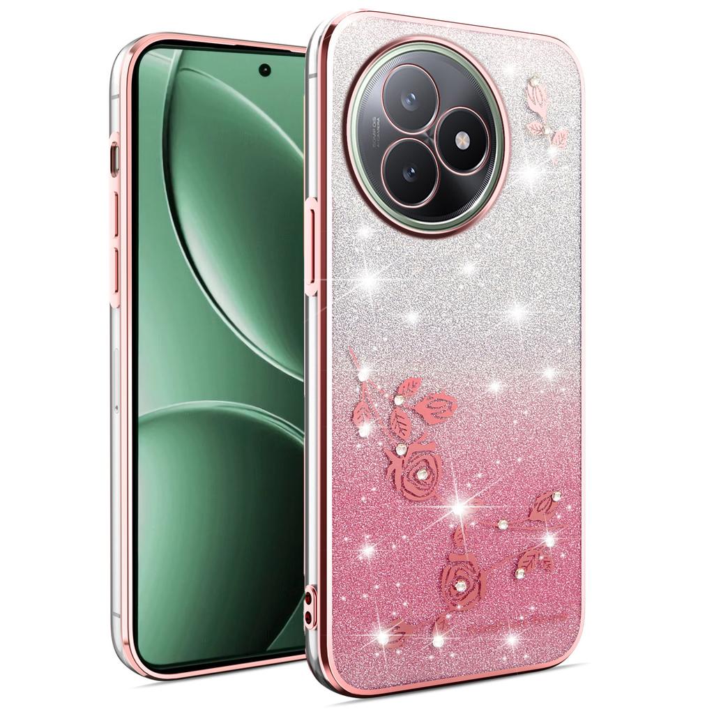 For Xiaomi Redmi K80 Ultra 5G Case Flower TPU Flexible Gradient Phone Cover