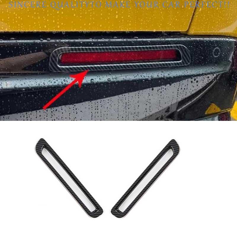 For Honda HR-V 2023-2025 Carbon Fiber Rear Fog Light Eyelid Molding Frame Trim