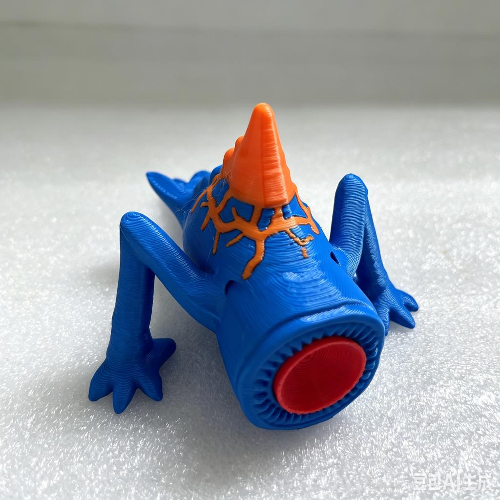 New Bloop Sea Monster 3D printed Flexible Fidget Toy Horror Ocean Monster Collectible Model Toys for Desk Decor Gothic Fans