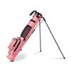 Клуб для гольфа MAZEL Ультрабольшой вместимости Чехол и Вмещает 8 для мужчин и женщин Самостоятельно стоящий чехол, Легкий, Хранение, Карман, Клубы, (розовый)