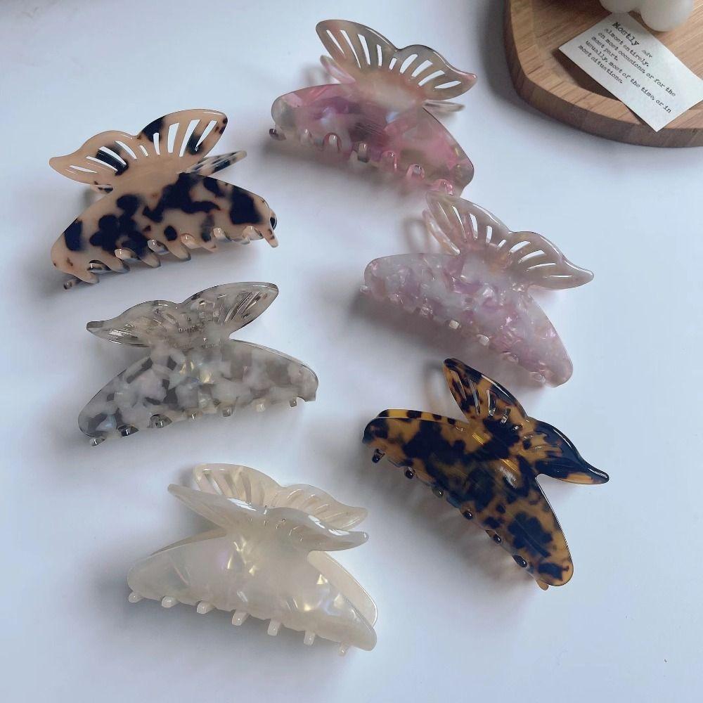 Заколка для волос Уксусная кислота Акула Заколка Цветная Задняя Голова Захват Для Волос Бабочка Коготь Для Волос Девочки