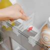 Retractable Refrigerator Side Door Storage Partition Board Bottle Seasoning Shelf Sorting Organizer Portable Kitchen Gadgets