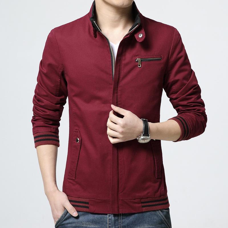 Spring Men's Jacket Men's Jacket Casual Jacket Student Washed Cardigan