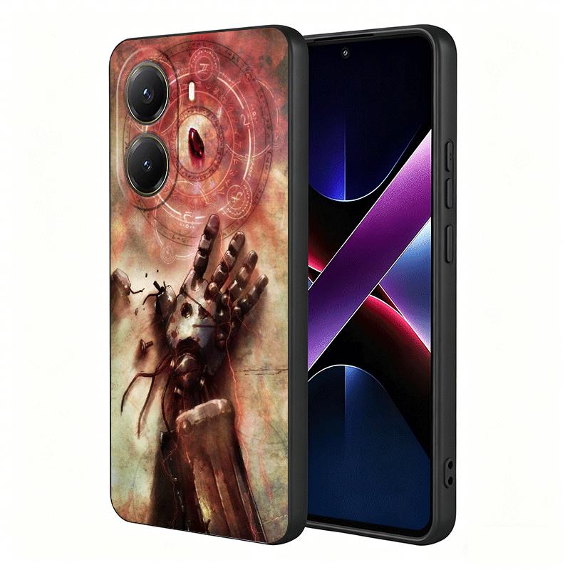 Мягкий чехол для телефона F-Fullmetal A-Alchemist Аниме для Xiaomi Poco X5 X6 X7 X8 Pro Max X3 F7 F8 Ultra M8 M7 M6 M5 Redmi 15 15C 14C 13
