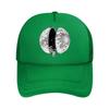 Astronaut In Moon Shell Graphic Mesh Baseball Cap Casual Hat Outdoor  For Womens Unisex FeUnisex