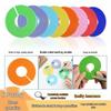 Colorful Plastic Clothing Divider Rings: Round Size Markers for Garments