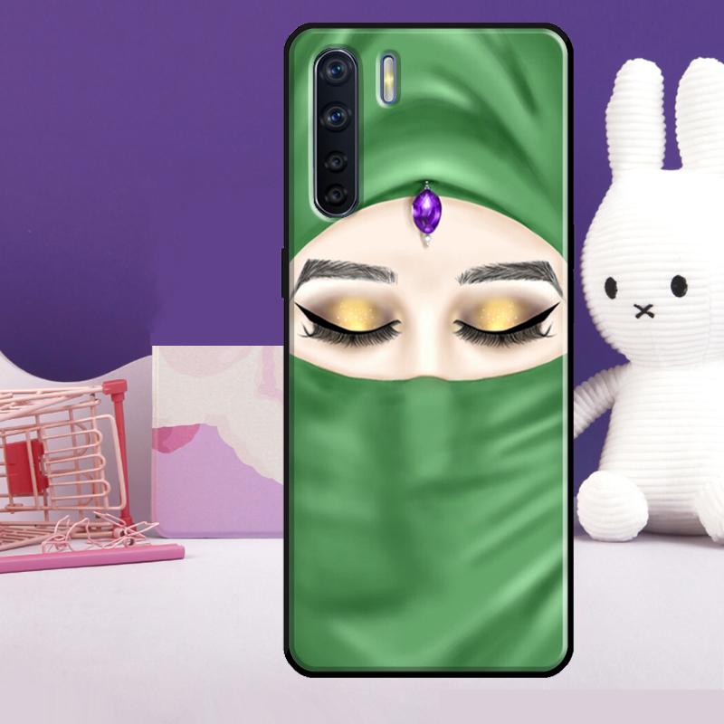 Мусульманский Исламский Арабский Хиджаб Чехол для Девушки Для Oppo A5 Pro A15 A17 A57 A77 A18 A38 A58 A78 A98 A94 A74 A54 A40 A60 A80 A16 A76 A96