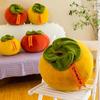 Persimmon Plush Pillow Doll - Simulated Cloth Toy for Sleep and Comfort