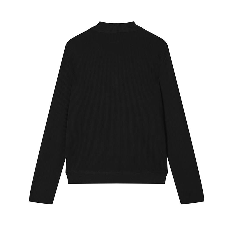 Fila Белый Модный Универсальный Вязаный Свитер Женские топы Черный F11W533404FBK