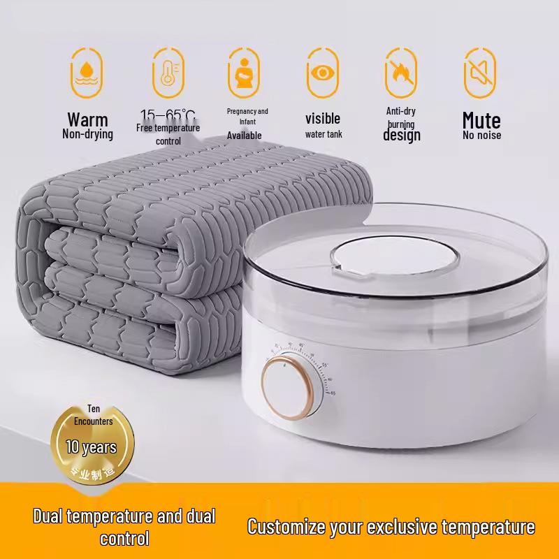 Hydronic Electric Blanket 2024: Heated, Dehumidifying, Mite-Removing, Washable for Single Beds
