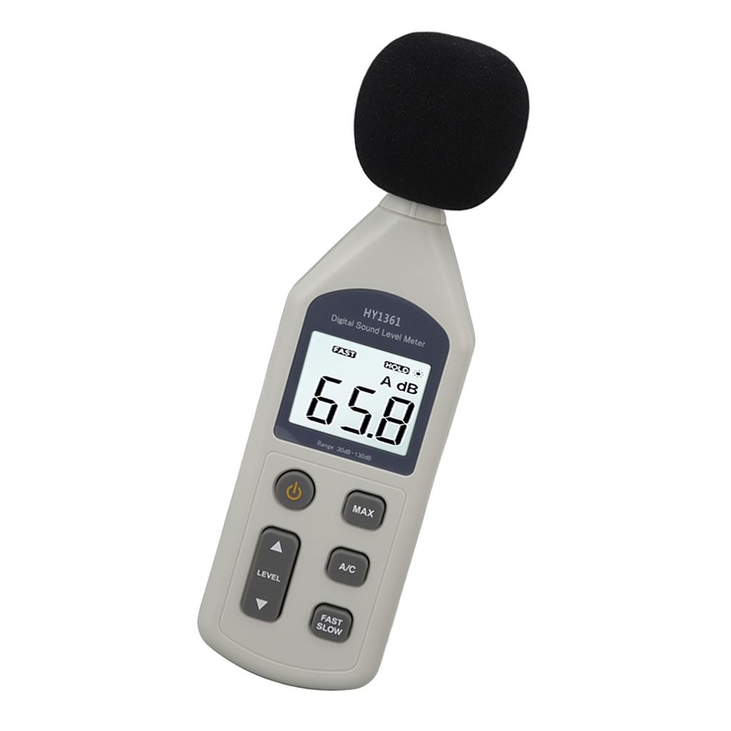 Измеритель децибел высокой точности ЖК-экран от 30 до 130 дБА 5 В USB-детектор шума с подсветкой для