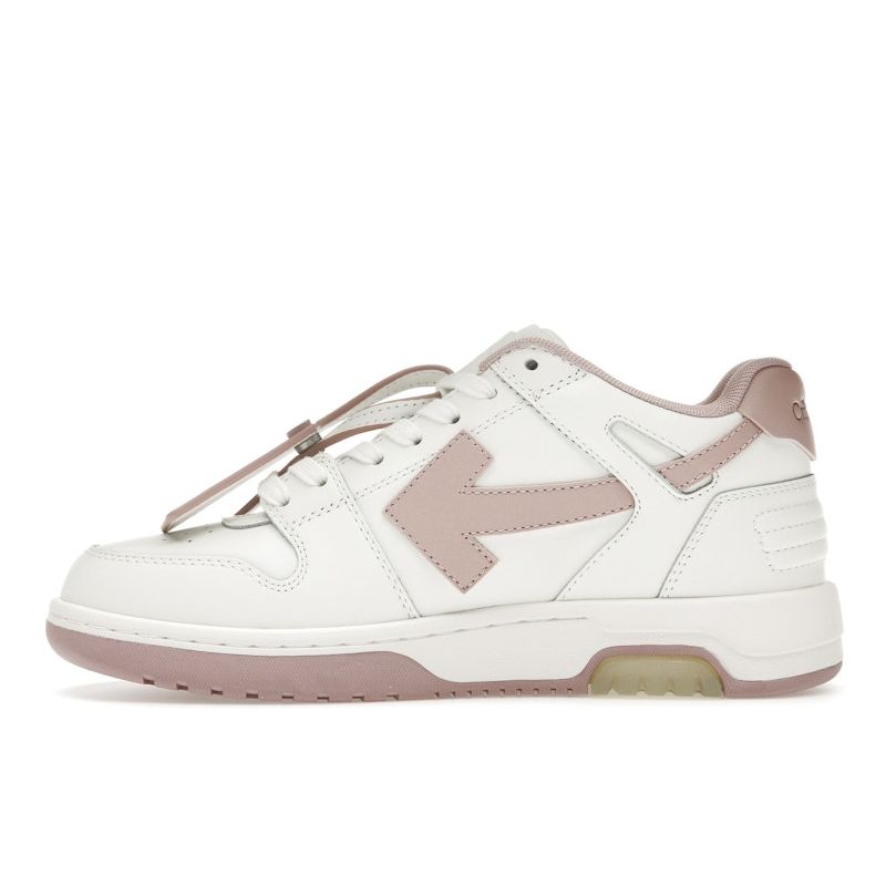 Off-White Out of Office Бело-розовые 2023 Женские кроссовки OWIA259C99LEA005-0130