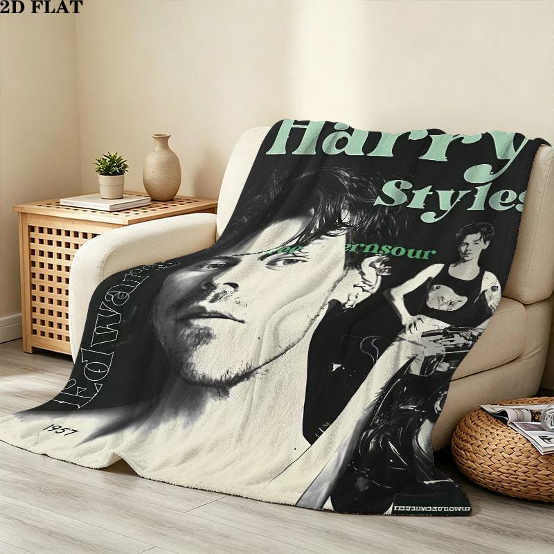 1PC Harry Styles Blanket, High quality Comfortable for All Seasons, Home Decor, Warmth and Comfort